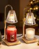 Candle Warmer Lamps 2 Pack, Electric Wax Warmer Lamp with Timer for Jar Candles, Aesthetic Home Decor, Housewarming Gifts for Women, Adjustable Height