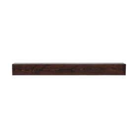 Fireplace Mantel, 60" x 8" x 6", 50 lbs Weight Capacity, Natural Wood Mantel for Over Fireplace, Wall Mounted Floating Farmhouse Shelf, Handcrafted Fi
