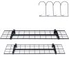 Garage Storage Shelving, 2 Pack, 4 x 1 ft Heavy Duty Garage Shelves Wall Mounted, 400 lbs Load Capacity(Total) Garage Storage Rack Floating Shelves, S