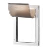 Pet Door, 8.27" x 11.93" Aluminum Frame with Lock and Flap System, Weatherproof Doggy Door, Easy to Install in Interior or Exterior Doors, Pet Door Su