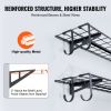 Garage Storage Shelving, 2 Pack, 4 x 1 ft Heavy Duty Garage Shelves Wall Mounted, 400 lbs Load Capacity(Total) Garage Storage Rack Floating Shelves, S