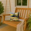 Montana Bitterroot in Watercolor Throw Pillow Machine Washable, Indoor Outdoor Decorative Pillow for Couch, Bed or Patio, 14Hx14W