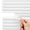 Mini Blinds, 34" W x 48" H, 1" Slat Size, Cordless Horizontal Light Filtering Mini Blind for Indoor Windows, Easy to Clean and Simple Light Adjustment