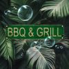 CIFbuy Vintage Aluminum BBQ Sign UV Printed Metal Plaque Waterproof Dustproof For Home Garage Cafe Restaurant Bar Decor (TikTok, temu pick-up service)