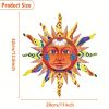 Add a Splash of Color to Your Home with this 3D Metal Sun Wall Hanging Art Decor!