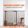 Baby Gate, 29.5"-46.4" Extra Wide, 30" High, Dog Gate for Stairs Doorways and House, Easy Step Walk Thru Auto Close Child Gate Pet Security Gate with