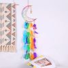 1pc Colorful Dream Catcher; Creative Bead Moon Dreamcatcher For Wall Hanging Decor Home Decoration Festival Gift Valentine's Day Gifts Birthday Gifts