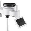7-in-1 Wireless Weather Station, 7.5-Inch VA Display, Solar Powered Outdoor Sensor, Rain Gauge, Indoor Outdoor for Weather Forecast, Temperature, Humi