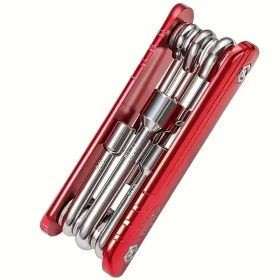 6pcs Folding Socket Wrench Set - Adjustable Hex Keys, Chrome Vanadium Steel, Portable & Durable For Use (Option: 6SizesOfSockets)